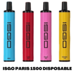 ISGO PARIS 1500 PUFFS DISPOSABLE VAPE IN UAE