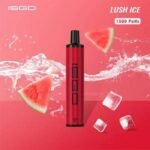 ISGO PARIS 1500 PUFFS DISPOSABLE VAPE IN UAE LUSH ICE