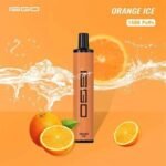 ISGO PARIS 1500 PUFFS DISPOSABLE VAPE IN UAE ORANGE ICE