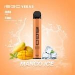 ISGO VEGAS 2800 PUFFS DISPOSABLE VAPE IN UAE MANGO ICE