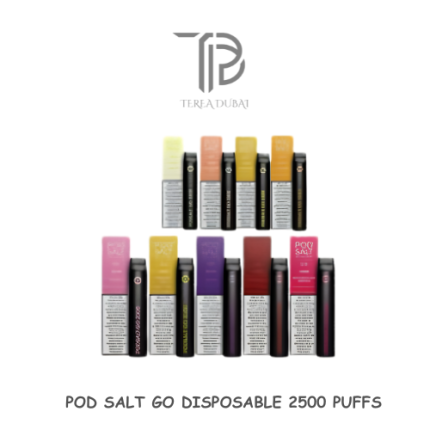 POD SALT GO DISPOSABLE 2500 PUFFS