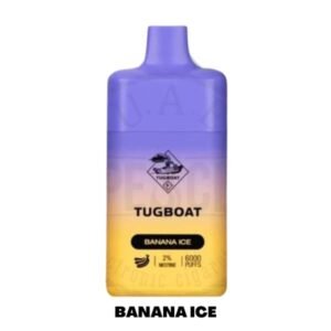 TUGBOAT BOX 6000 PUFFS DISPOSABLE VAPE IN UAE BANANA ICE