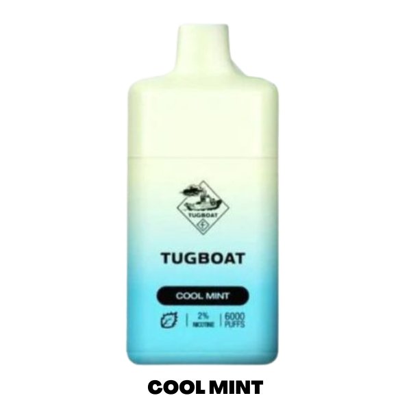 TUGBOAT BOX 6000 PUFFS DISPOSABLE VAPE IN UAE COOL MINT