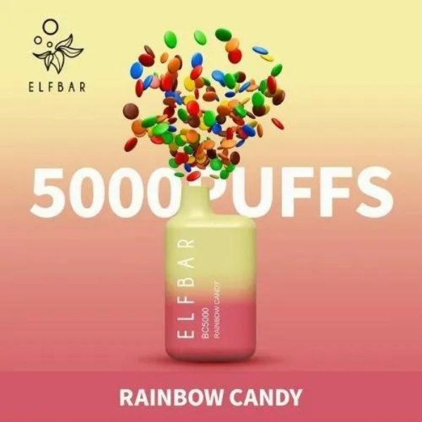 ELF BAR 3500 PUFFS DISPOSABLE VAPE IN UAE RAINBOW CANDY
