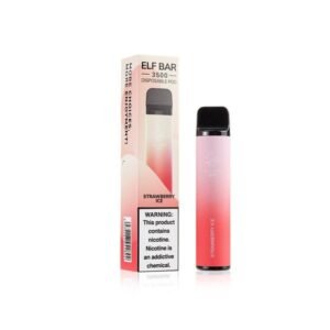 ELF BAR 3500 PUFFS DISPOSABLE VAPE IN UAE STRAWBERRY ICE
