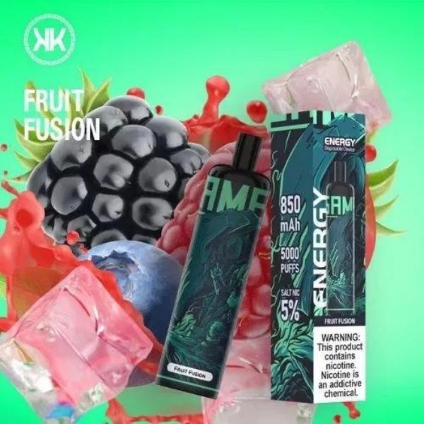 ENERGY 5000 PUFFS DISPOSABLE VAPE IN UAE FRUIT FUSION