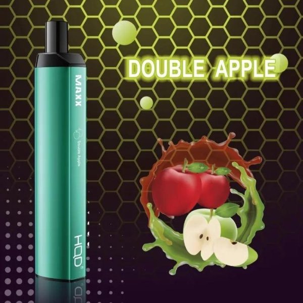 HQD MAXX 2500 PUFFS DISPOSABLE VAPE IN UAE DOUBLE APPLE