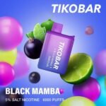 TIKOBAR 6000 PUFFS DISPOSABLE VAPE IN UAE BLACK MAMBA