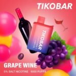 TIKOBAR 6000 PUFFS DISPOSABLE VAPE IN UAE GRAPE WINE