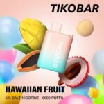 TIKOBAR 6000 PUFFS DISPOSABLE VAPE IN UAE HAWAIIAN FRUIT