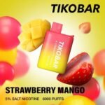 TIKOBAR 6000 PUFFS DISPOSABLE VAPE IN UAE STRAWBERRY MANGO