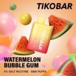 TIKOBAR 6000 PUFFS DISPOSABLE VAPE IN UAE WATERMELON BUBBLE GUM