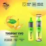 TUGBOAT EVO 4500 PUFFS DISPOSABLE VAPE IN UAE BANANA ICE