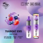 TUGBOAT EVO 4500 PUFFS DISPOSABLE VAPE IN UAE PURPLE RAIN