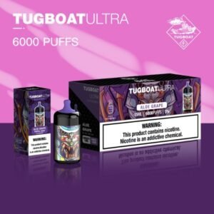 TUGBOAT ULTRA 6000 PUFFS DISPOSABLE IN UAE ALOE GRAPE