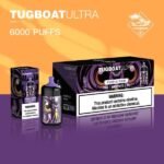 TUGBOAT ULTRA 6000 PUFFS DISPOSABLE IN UAE PURPLE RAIN