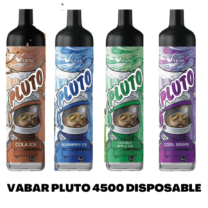 VABAR PLUTO 4500 PUFFS DISPOSABLE VAPE IN UAE