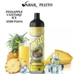 VABAR PLUTO 4500 PUFFS DISPOSABLE VAPE IN UAE PINEAPPLE CUSTARD ICE