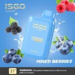 ISGO BAR 10000 PUFFS DISPOSABLE VAPE IN UAE MIXED BERRIES