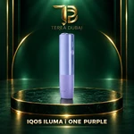 Purple IQOS ILUMA i ONE all-in-one device with TEREA Dubai branding