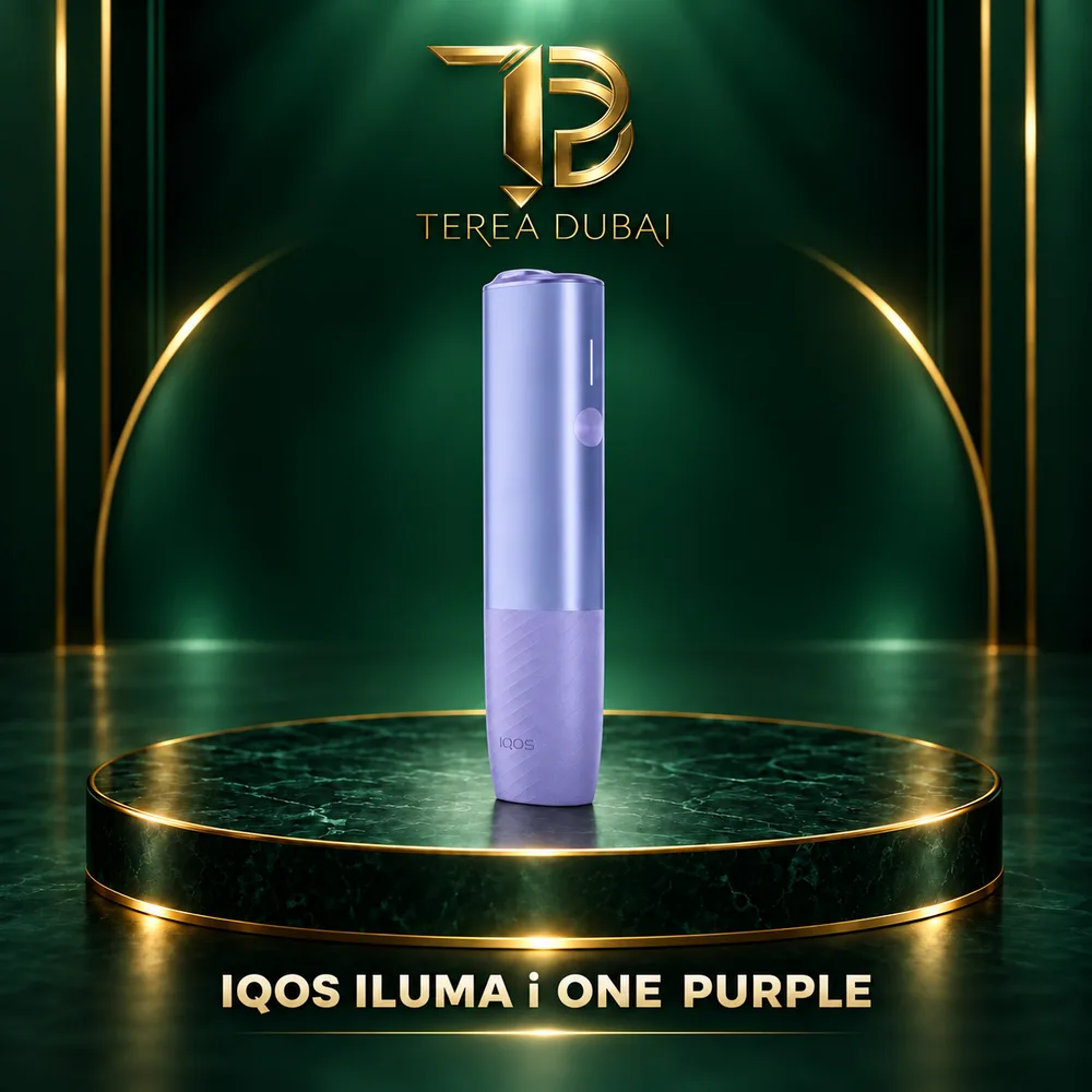 iqos-iluma-i-one-purple-dubai-uae Purple IQOS ILUMA i ONE all-in-one device with TEREA Dubai branding