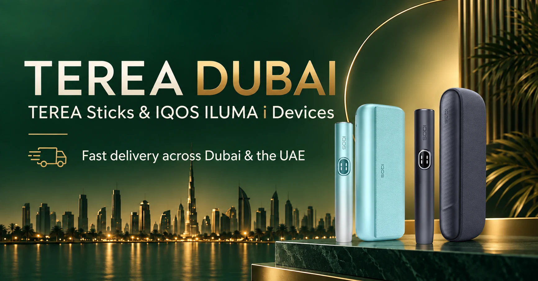 TEREA Dubai IQOS ILUMA i devices and TEREA sticks