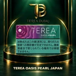 TEREA Oasis Pearl Japan pack with purple and teal design on TEREA Dubai display