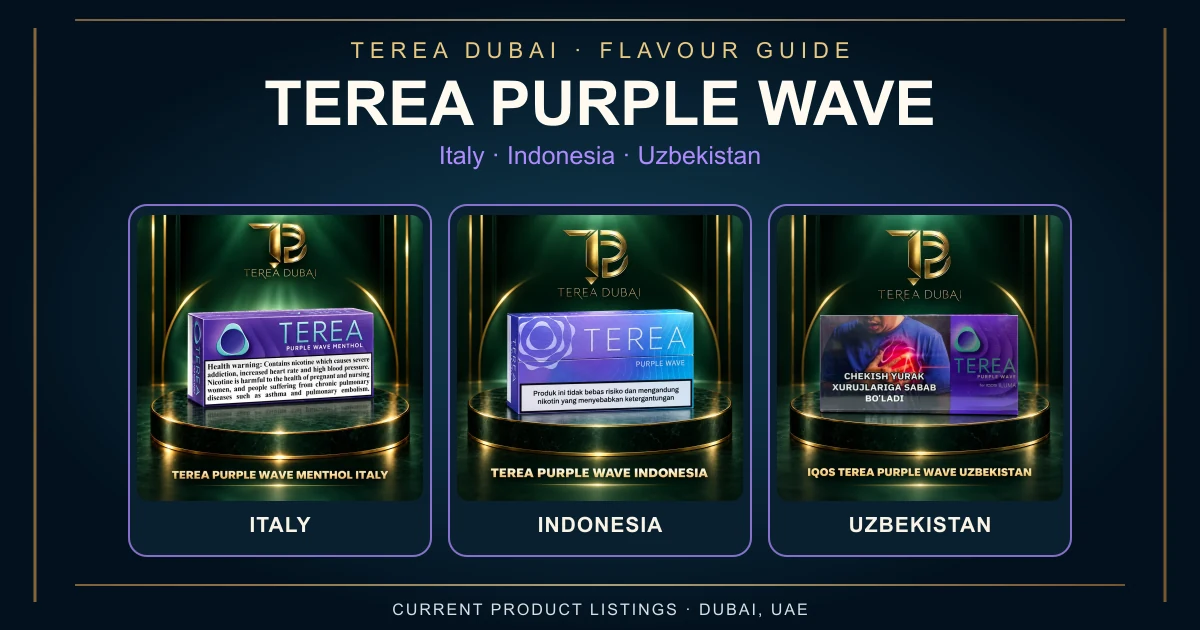 TEREA Purple Wave Italy, Indonesia and Uzbekistan listings in a Dubai comparison guide