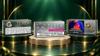 TEREA Silver Italy, Switzerland and Uzbekistan product cartons shown side by side