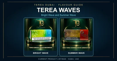 TEREA Bright Wave Indonesia and Summer Wave Uzbekistan product listings
