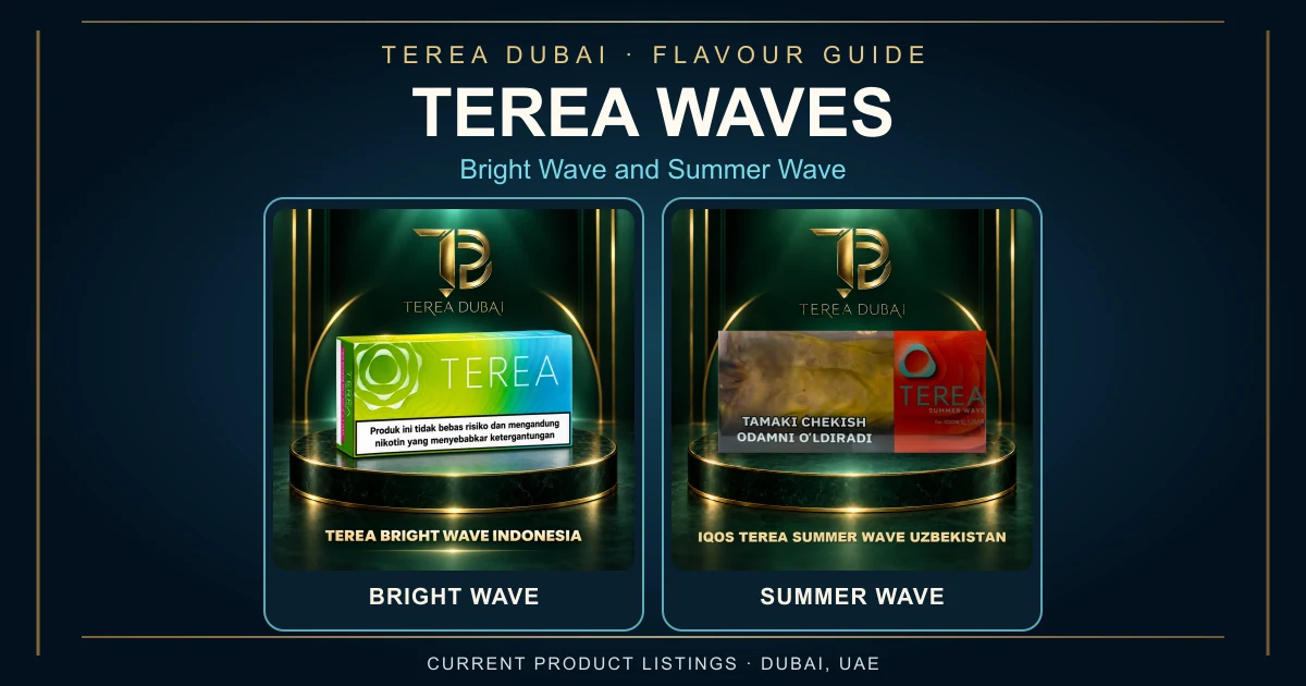 TEREA Bright Wave Indonesia and Summer Wave Uzbekistan product listings